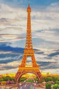 diseño para cuadro de la Torre Eiffel Paris Francia