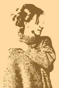 Mujer en el suéter 4