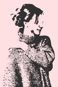 Mujer en el suéter 1