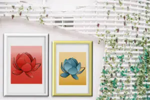 Dibujos de flor de loto a color para descargar e imprimir gratis
