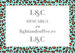Hojas decoradas horizontales con patrones de leopardo azul y naranja archivo pdf para el cuaderno sin rayas para descargar e imprimir gratis