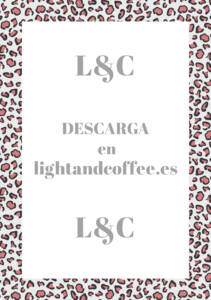 Hojas decoradas con patrones de leopardo gris y morado archivo pdf para la agenda tamaño A5 sin lineas para descargar e imprimir gratis