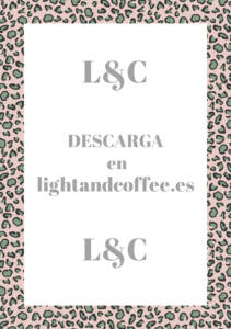 Hojas decoradas con patrones de leopardo rosado y verde archivo pdf para la agenda tamaño A5 sin lineas para descargar e imprimir gratis