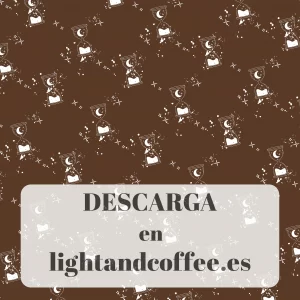 Hojas decoradas marrónes para descargar e imprimir vintage gratis