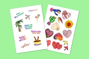 Stickers aesthetis lindos para descargar e imprimir gratis pdf